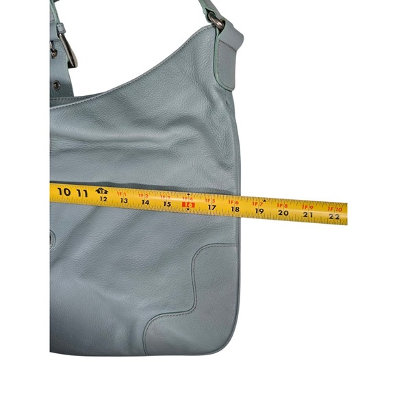 Jones New York Faux Leather‎ Shoulder Bag Purse Handbag Mint Green Medium - Picture 5 of 7